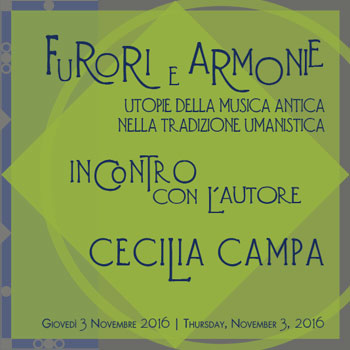 Furori e armonie. Incontro con l'autore: Cecilia Campa
